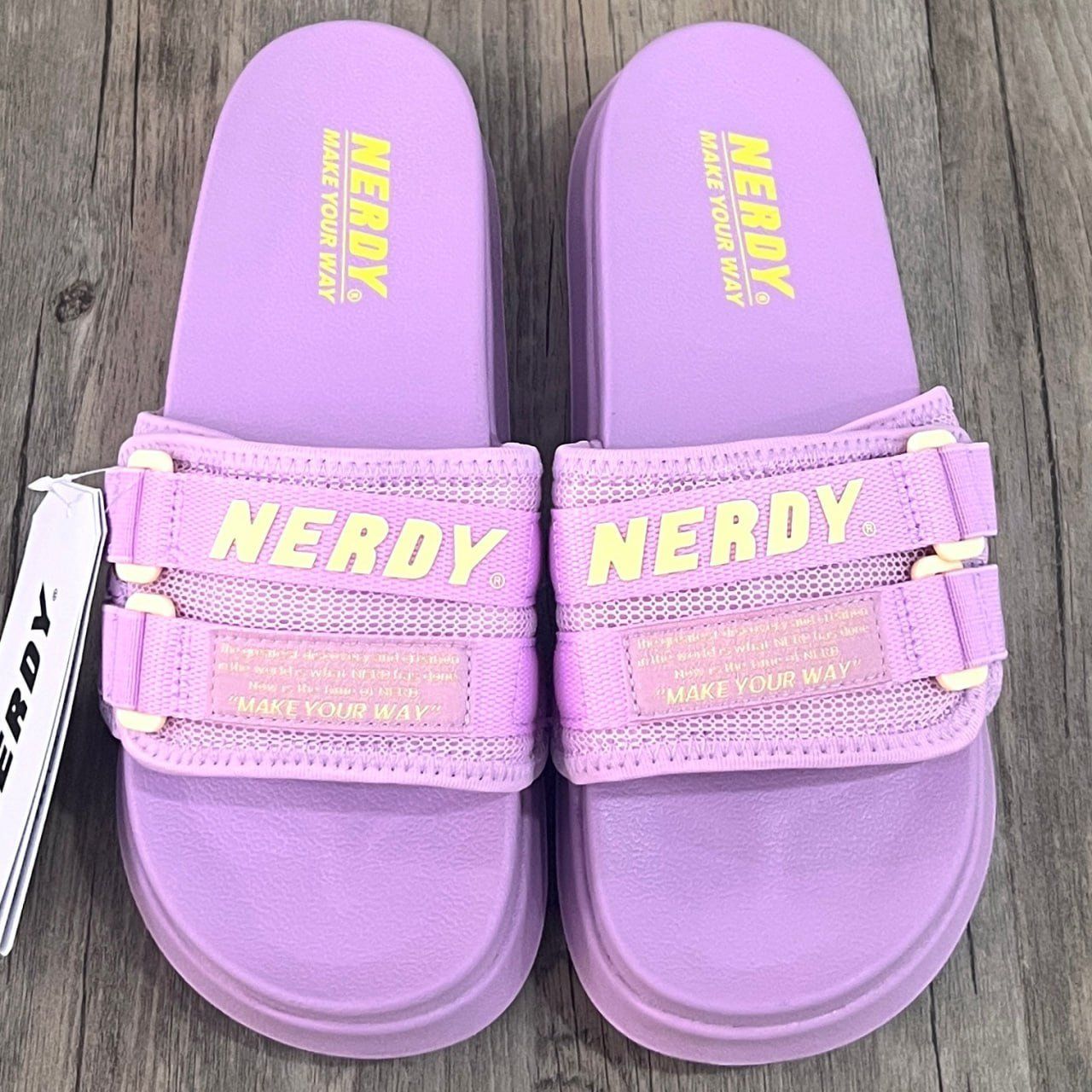 Dép Nerdy quai ngang HN Lavender