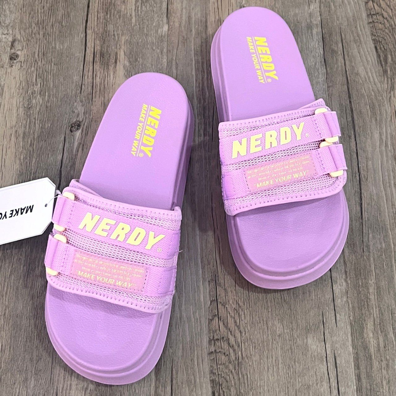 Dép Nerdy quai ngang HN Lavender