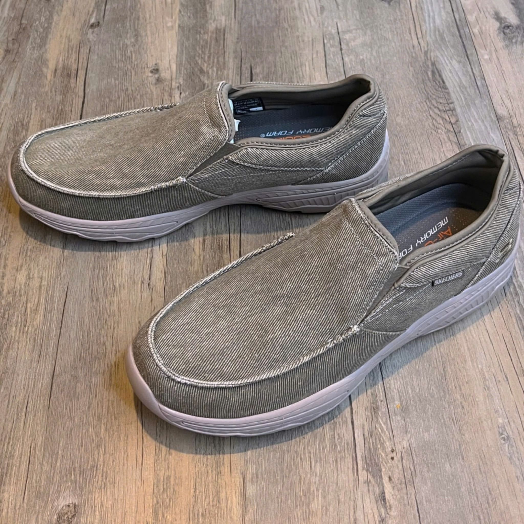 Giày thể thao Skechers Denim Big size DP 03 Xám