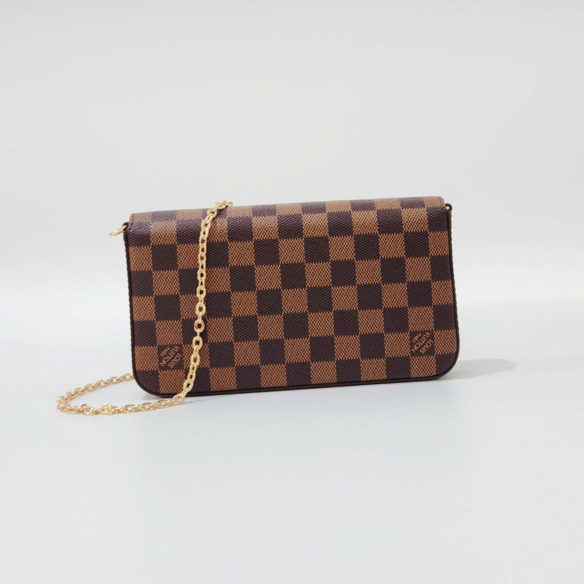 Túi đeo chéo - Louis Vuitton Félicie Pochette Damier DS Nâu