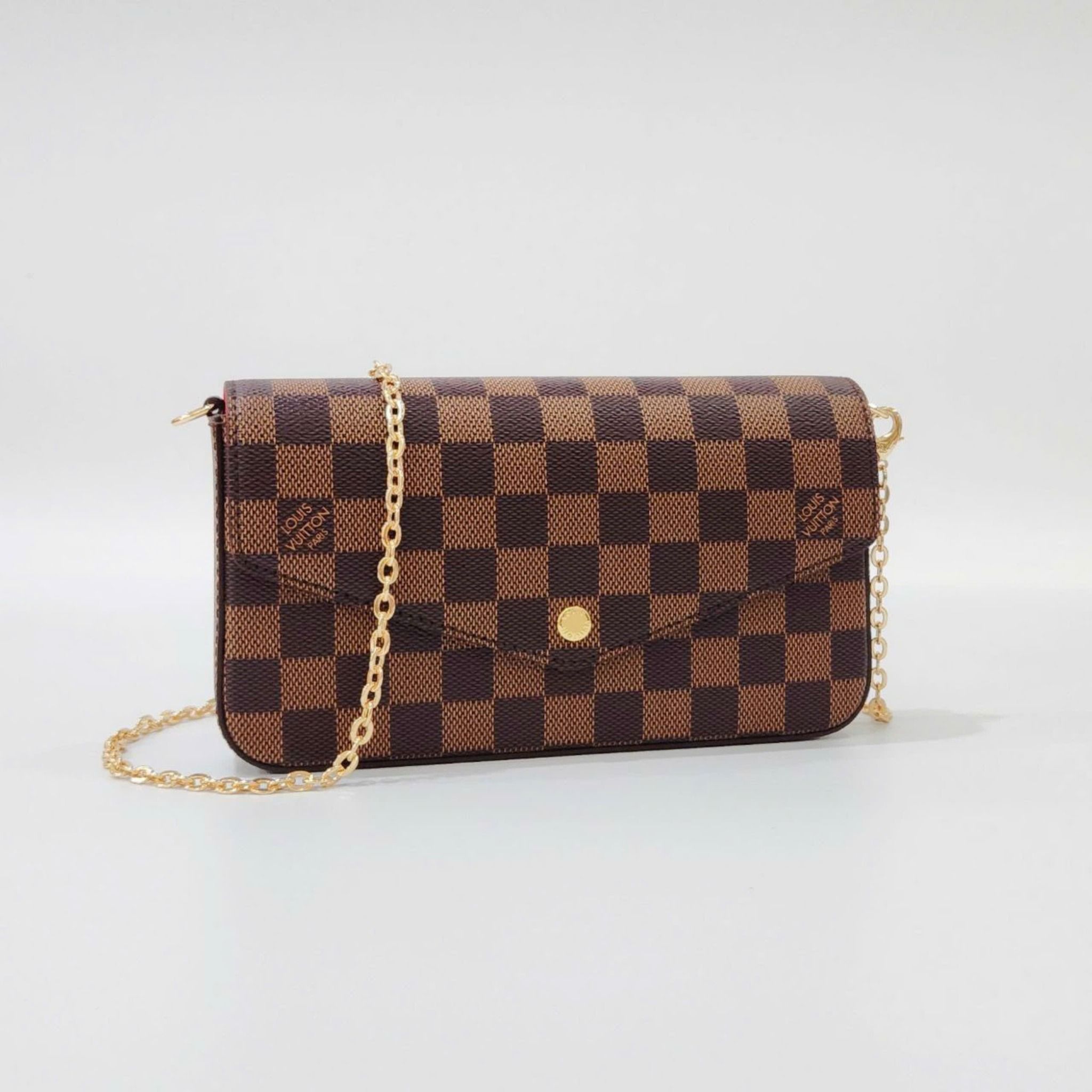 Túi đeo chéo - Louis Vuitton Félicie Pochette Damier DS Nâu