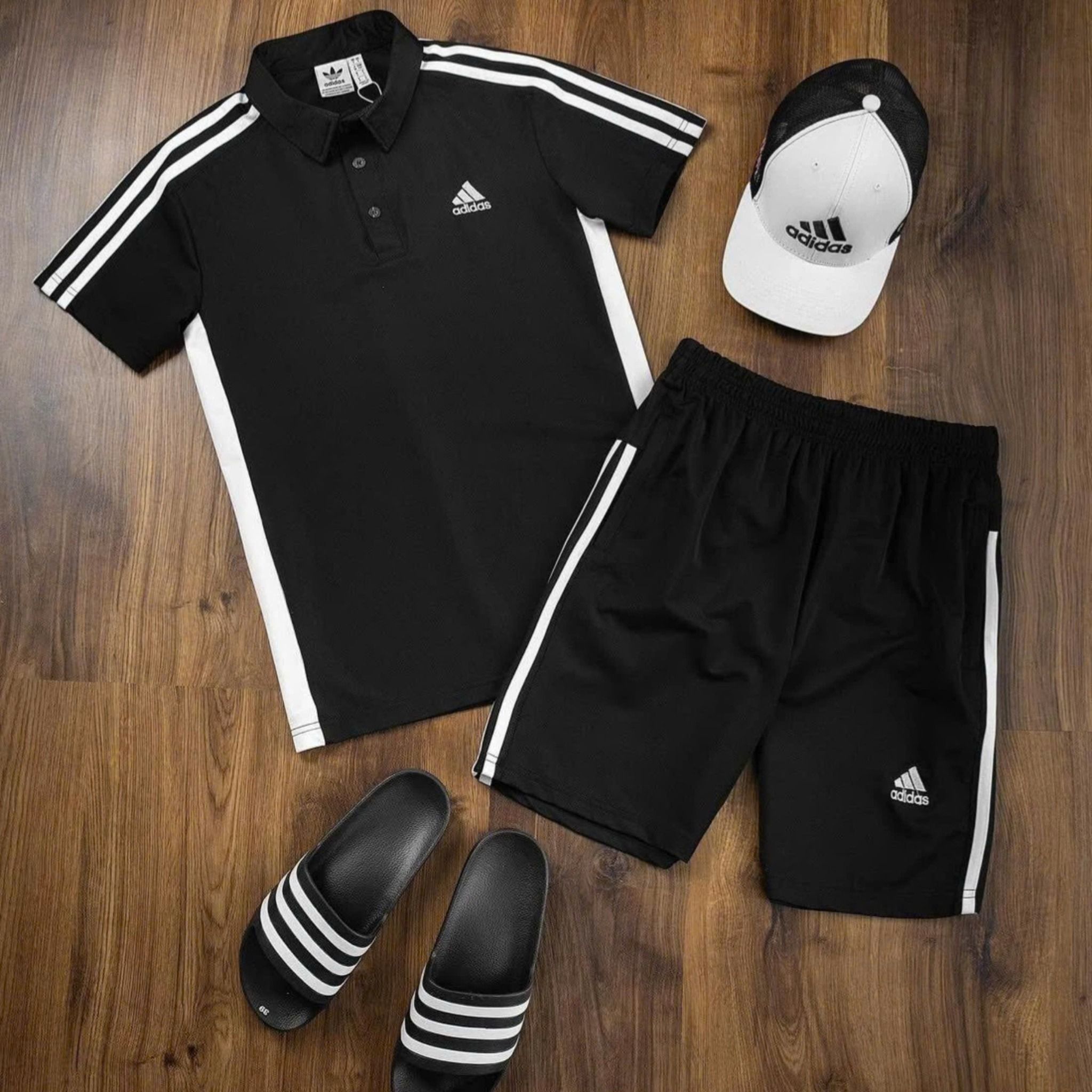 Bộ Thể Thao Adidas PA Đen