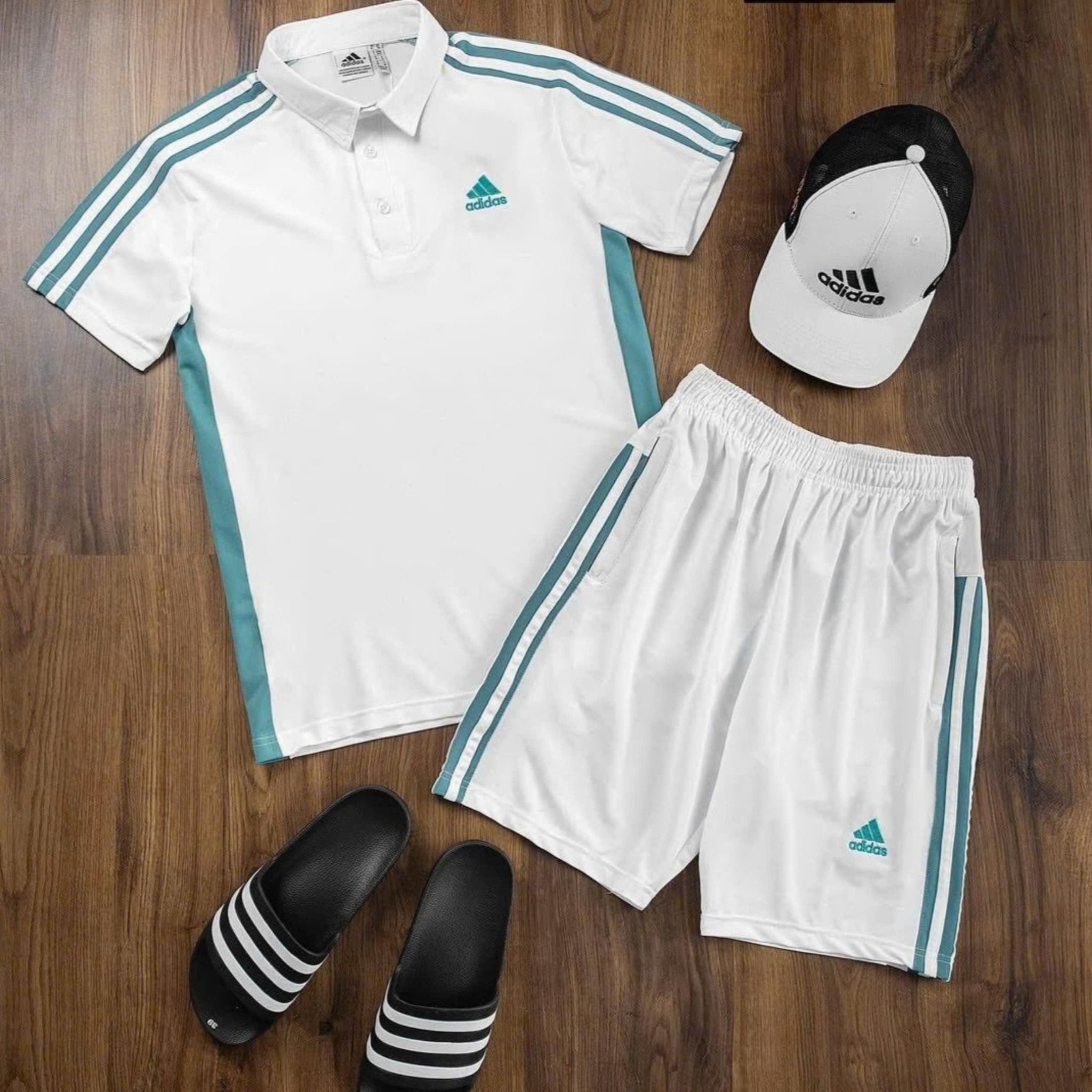 Bộ Thể Thao Adidas PA Trắng