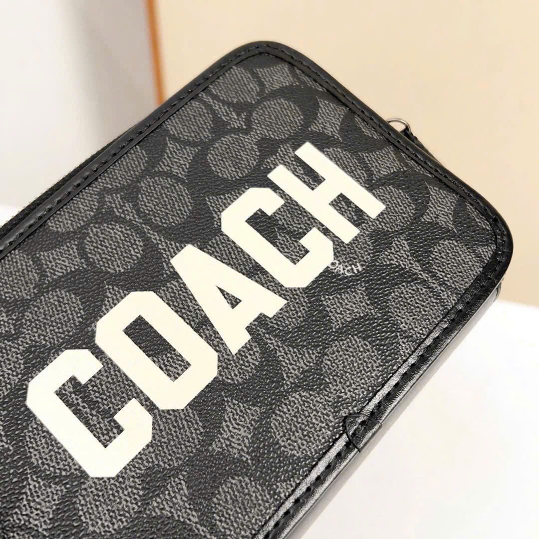 Túi Coach Charter 19 Crossbag DS Black - 19x13x6cm