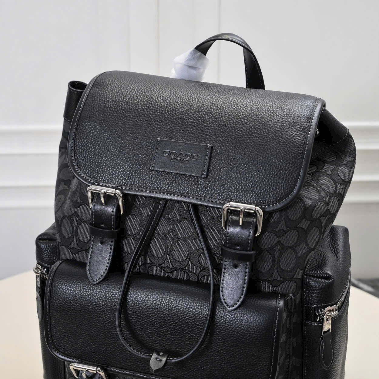 Balo Coach Sprint Backpack In Signature Jacquard DS Black