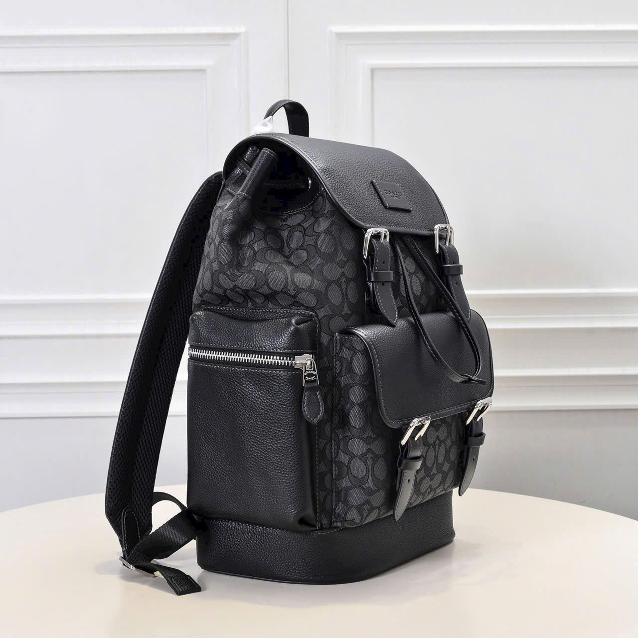 Balo Coach Sprint Backpack In Signature Jacquard DS Black