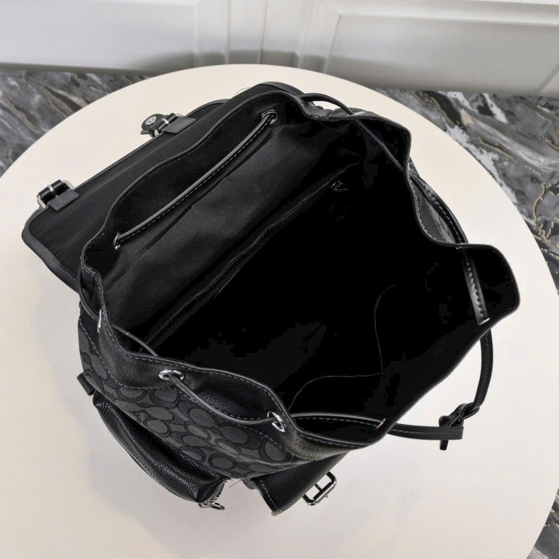 Balo Coach Sprint Backpack In Signature Jacquard DS Black