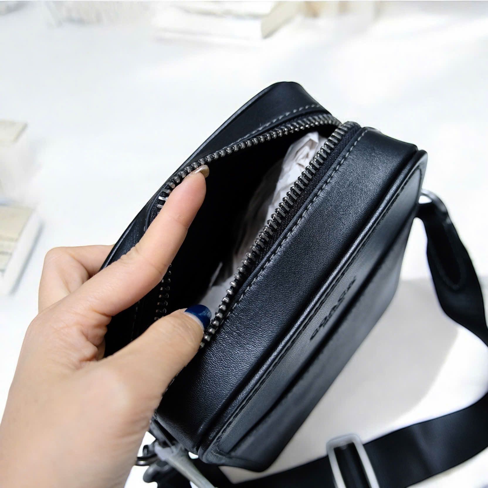 Túi Coach Sullivan Crossbody In Signature Camo Print DS Black