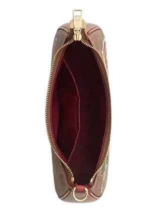 Túi Coach Teri Shoulder Bag In Signature Canvas With Sticker Print DS Brown