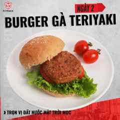 COMBO 5 GÓI BURGER GÀ TERIYAKI ĂN LIỀN FITPACK 150G