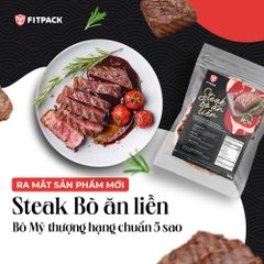 Beefsteak ăn liền (Ready To Eat) siêu mềm chuẩn Nhà hàng Âu Fitpack