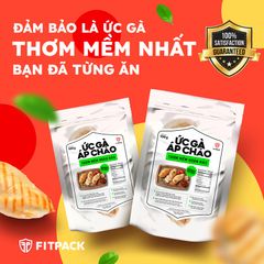 Ức gà áp chảo nguyên vị siêu mềm Fitpack  giảm cân eatclean