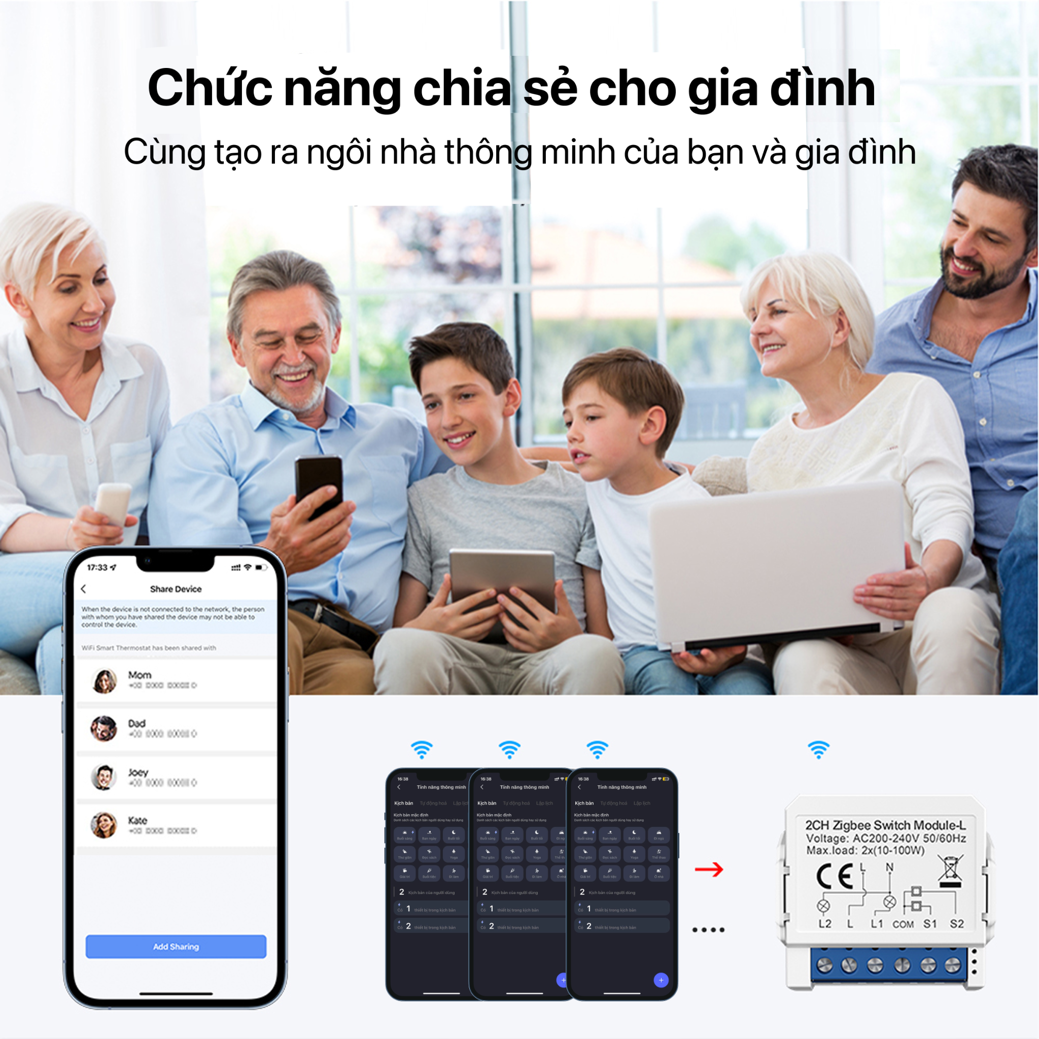 Module Công Tắc Thông Minh Thing Edges