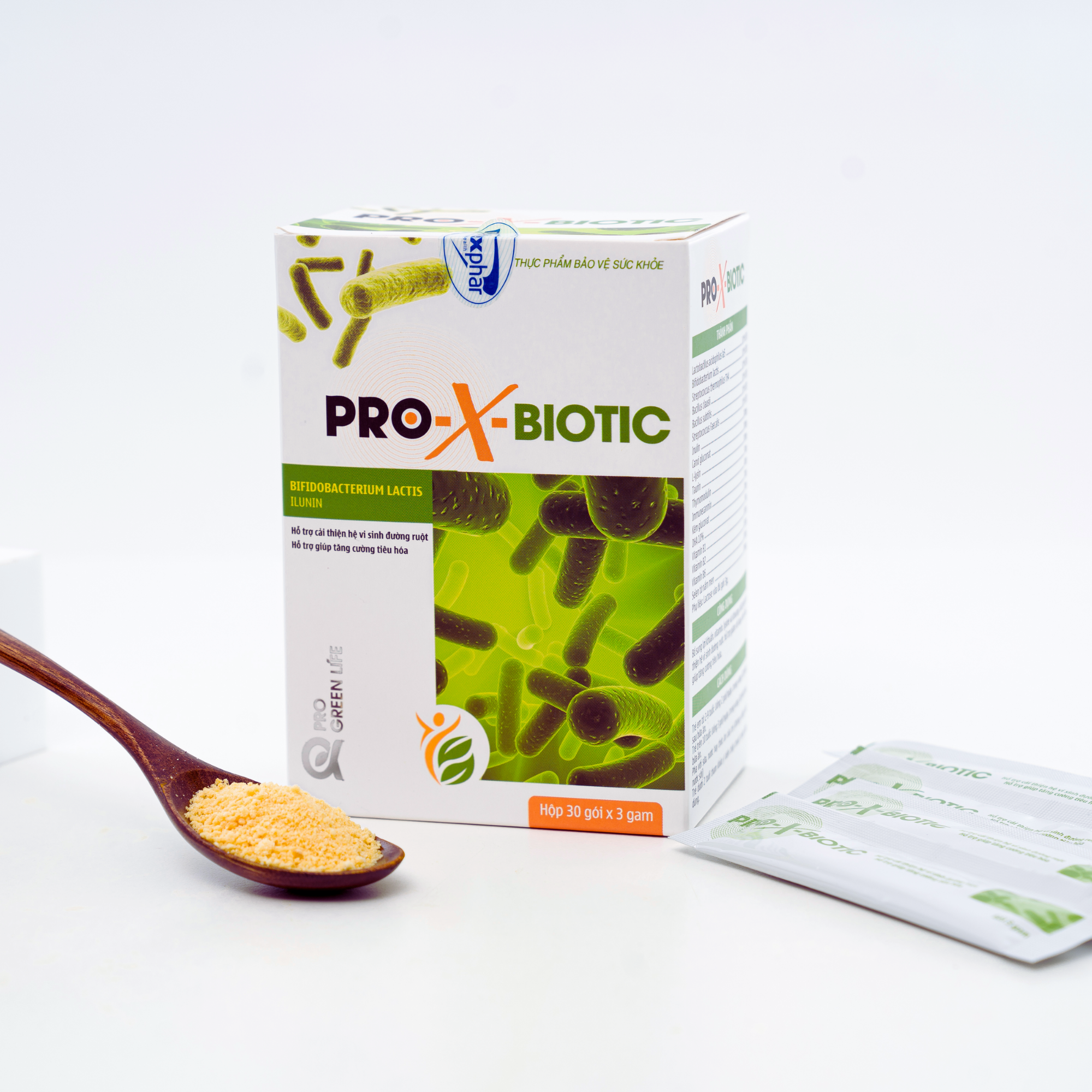  TPBVSK men vi sinh Pro-X-Biotic (Hộp 30 gói) 