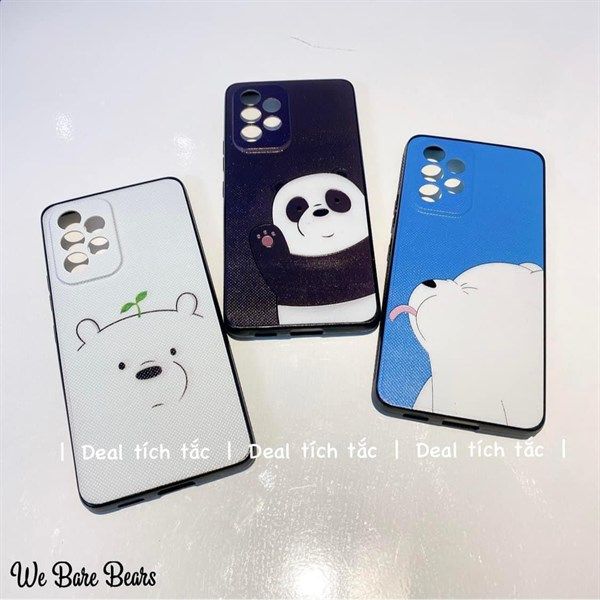 Ốp SS Note 10 We Bare Bears nhiều hình