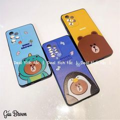 Ốp SS Note 20 Ultra Gấu Brown in 3D nhiều hình