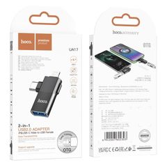 OTG C + IP Hoco UA17 to USB