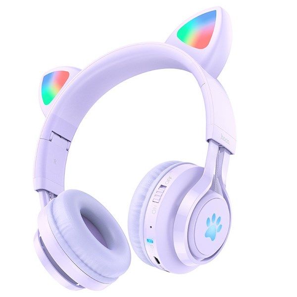 ** Headphone bluetooth Hoco W39 tai mèo