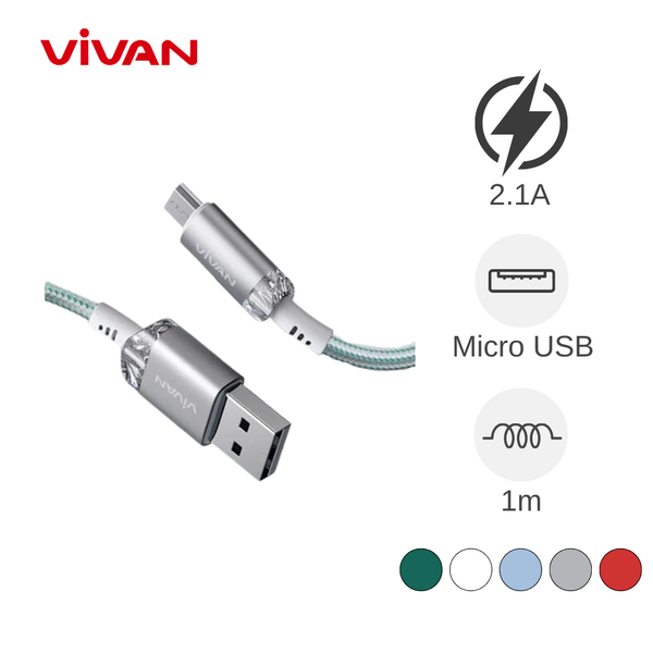 Cáp Micro Vivan VXM100s 1m