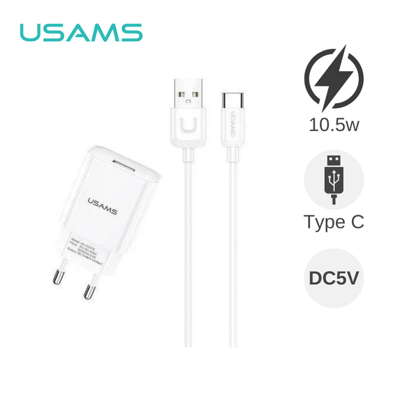 Bộ sạc type C Usams T21