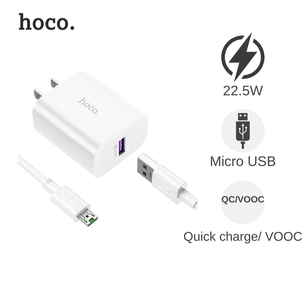 Bộ sạc Micro Hoco DC59 22.5W