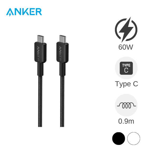 Cáp Anker Type C to Type C A81F5 0.9m