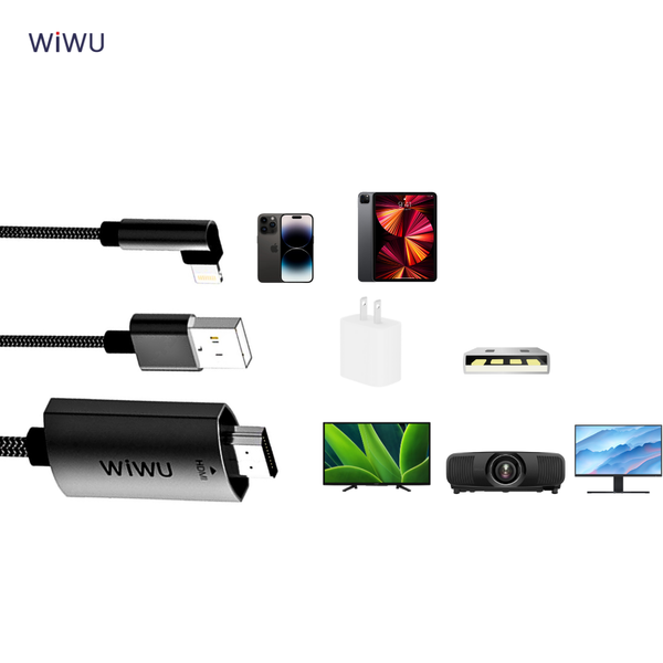 Cáp chuyển Lightning sang HDMI WiWu X7/X7L