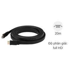 Cáp HDMI 20 mét Full HD dây dẹp