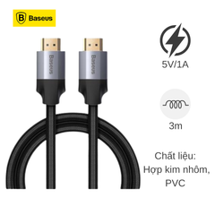 ** Cáp HDMI Baseus 3m