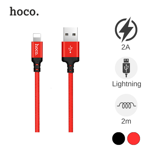 ** Cáp Lightning Hoco X14 2m