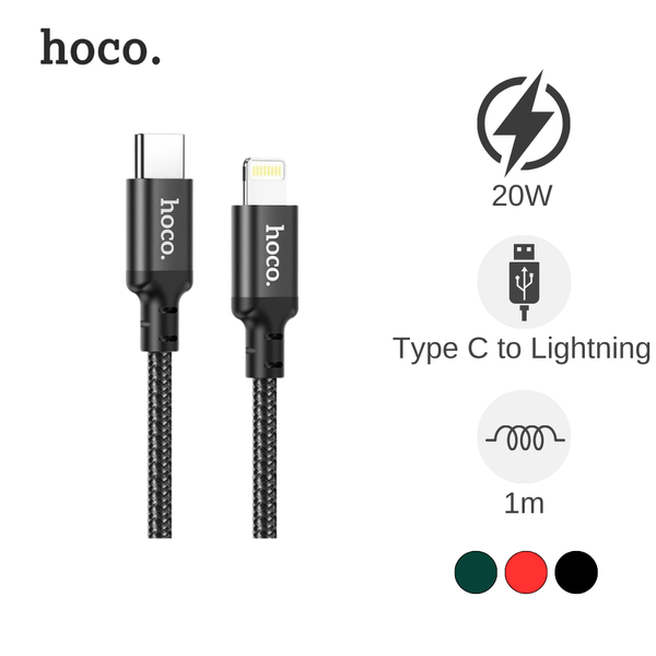 Cáp Type C to Lightning Hoco X2 max 1m