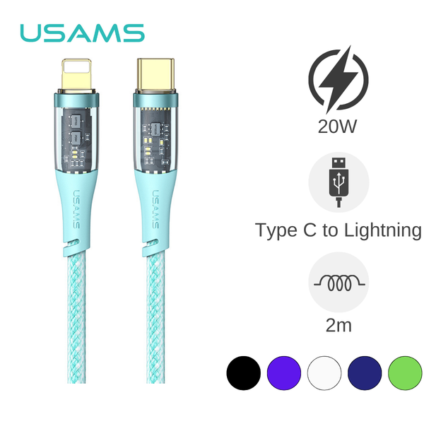 Cáp Type C to Lightning Usams SJ573 1.2m