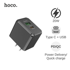 ** Cóc sạc Hoco CS14 1U + 1C 20W