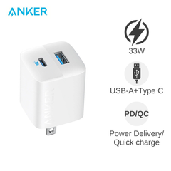 ** Cóc sạc Anker 33W 1U + 1C 323