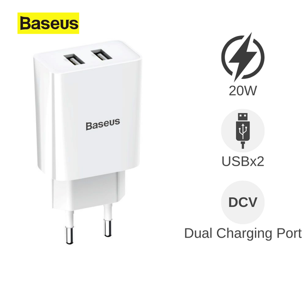 ** Cóc sạc Baseus Speed mini Dual U travel Charge