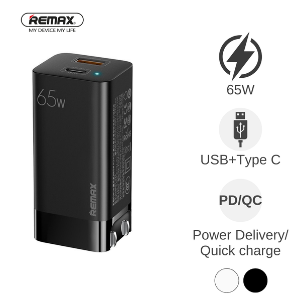 ** Cóc sạc GaN Remax RP-U98 Siya Series max 65w