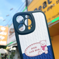 Ốp IP 14 Pro Max dẻo TPU hình gấu GoodLuck