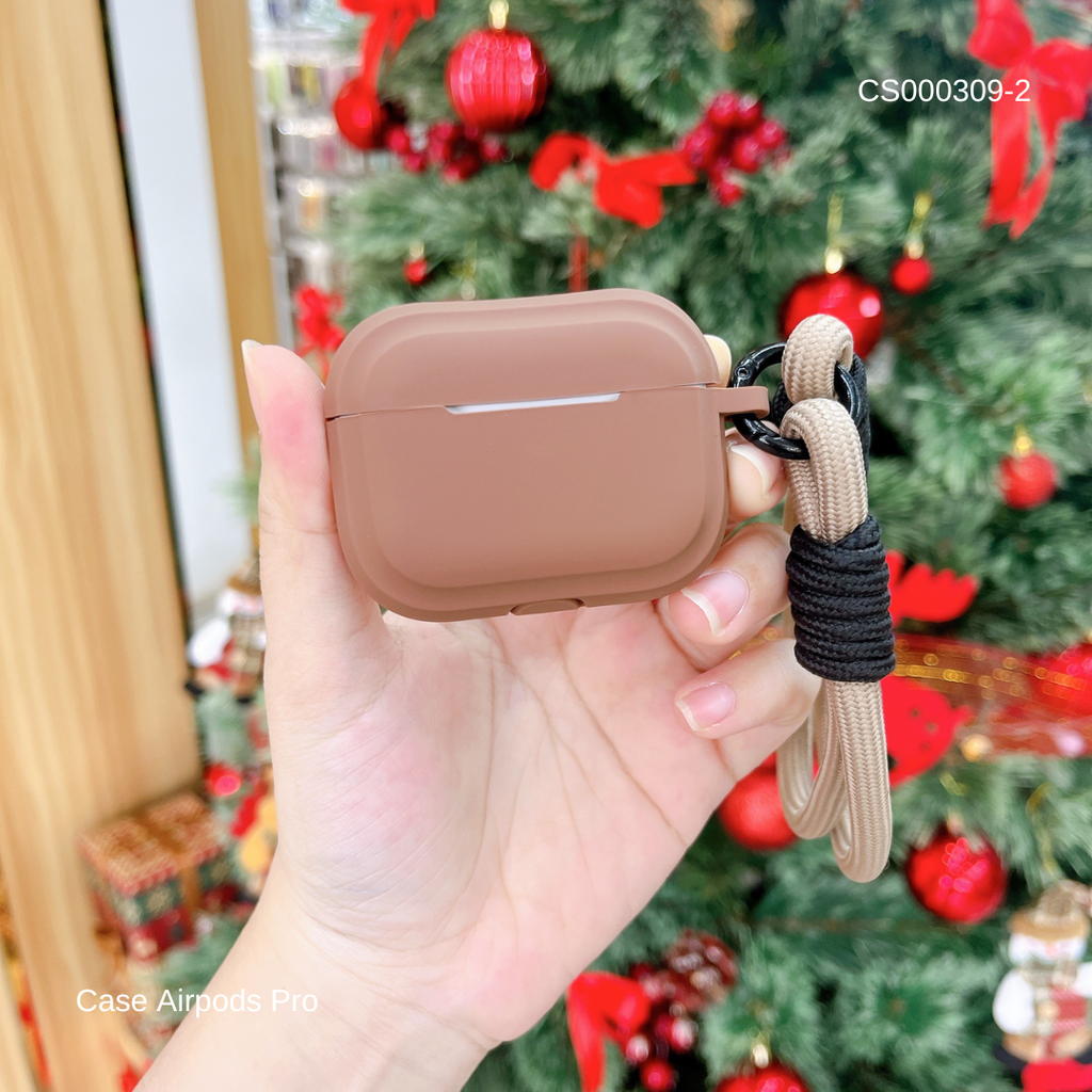 ** Case Airpods Pro silicon kèm dây đeo