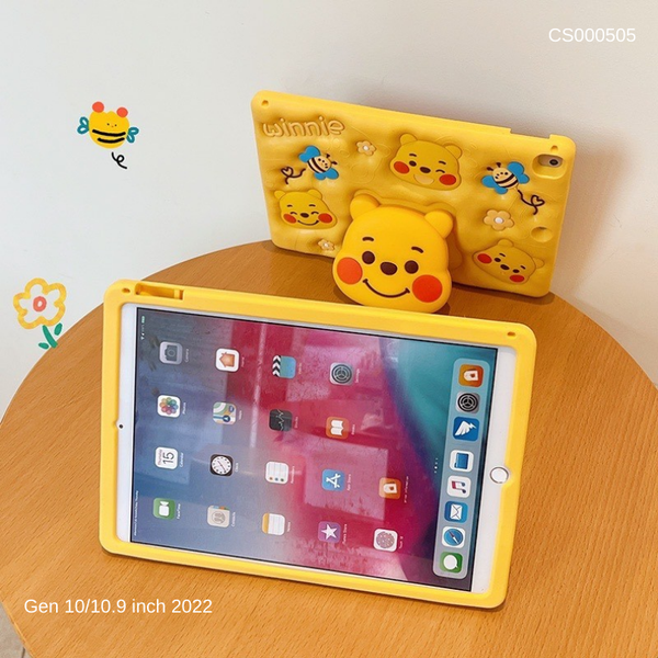 Ốp Ipad Gen 10/10.9 inch 2022 Gấu Pooh vàng