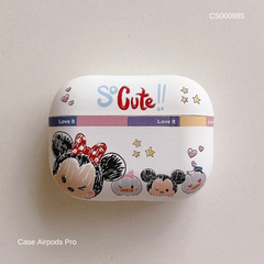 Case Airpods Pro Minnie so cute nền trắng