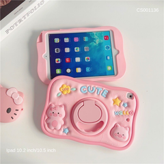 Ốp Ipad 10.2 inch/10.5 inch heo Hồng CUTE hello