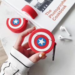 ** Case Airpods 1/2 khiên Captain