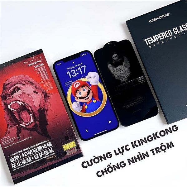 DCL IP 13 Pro Max/14 Plus chống nhìn trộm KONG