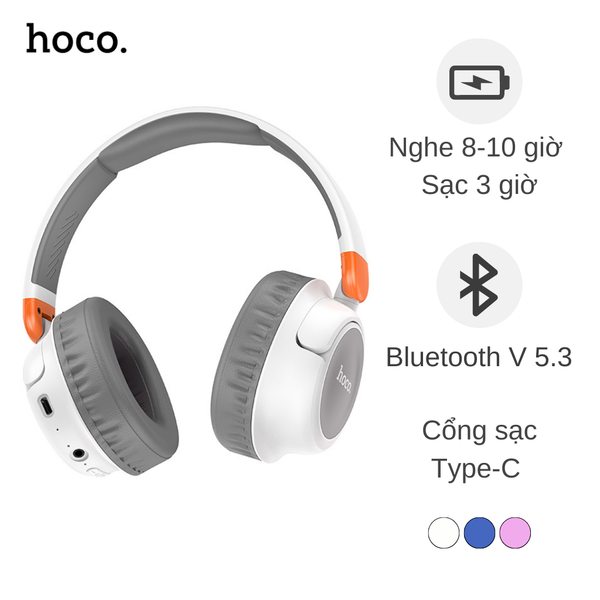 Headphone Bluetooth Hoco W43