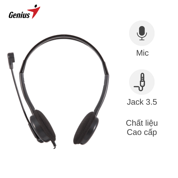 Headphone dây Genius HS200C