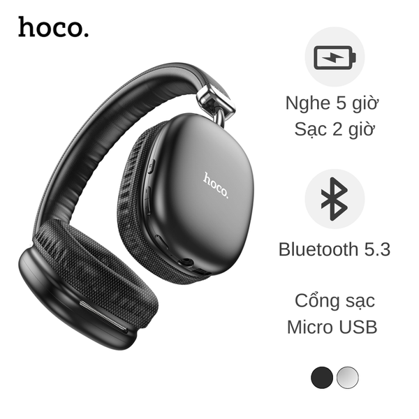 Headphone Bluetooth Hoco W35