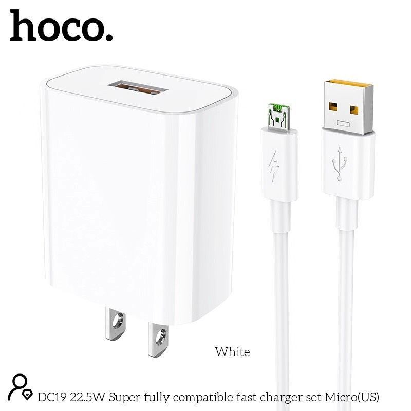 Bộ sạc Micro Hoco DC19 VOOC