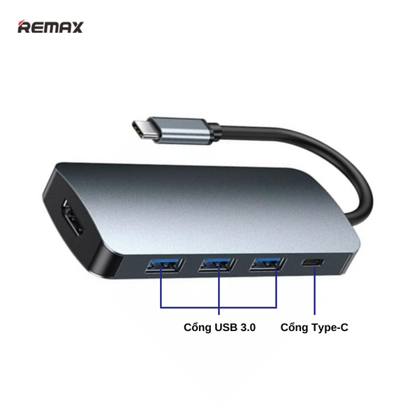 Hub Type C 5 trong 1 REMAX RU-U5