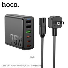 Cóc sạc Hoco C133 3U 3C 75W