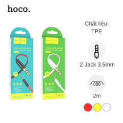 Jack 2 đầu 3.5 AUX Hoco UPA16 2m